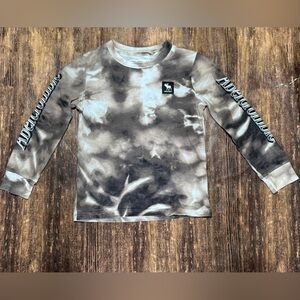 Abercrombie Kids 5/6 Brown Tie Dye Long Sleeve Shirt